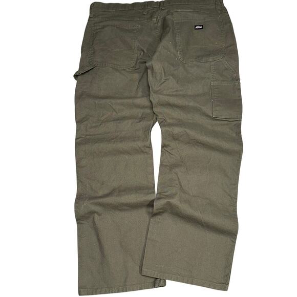 Y2K Dickies Brown Carpenter Pants Size 40x30 Skater Faded Vintage Workwear - Picture 1 of 6